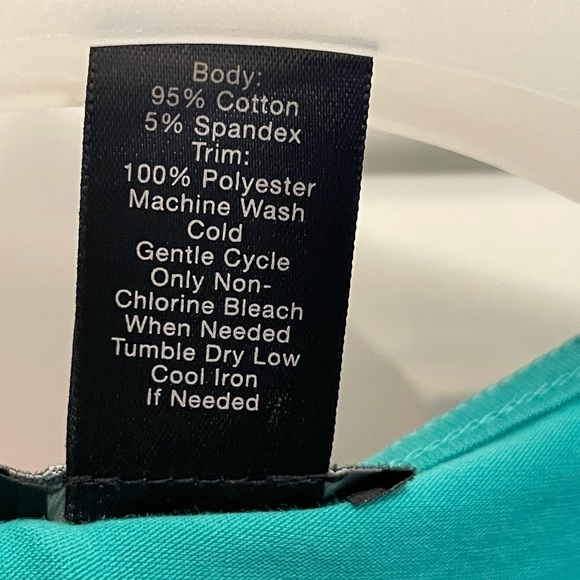 Ann Taylor ombré tank with blue-teal chiffon layers - Picture 4 of 6